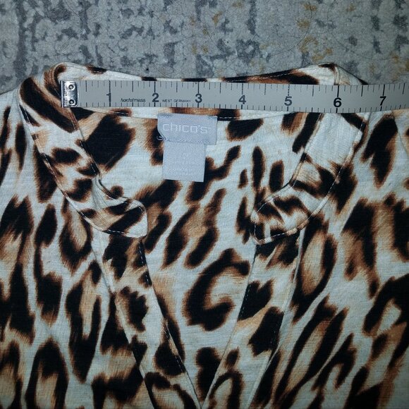 Chico's Cheetah Tank, Women's 0 - Picture 8 of 12